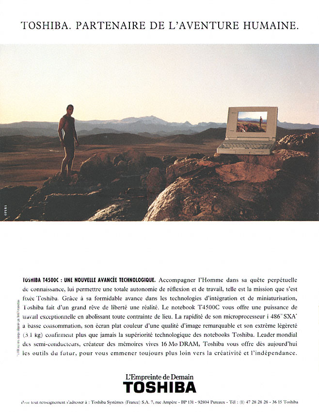 Advert Toshiba 1993