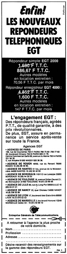 Advert Zzdivers_ELE5 1981