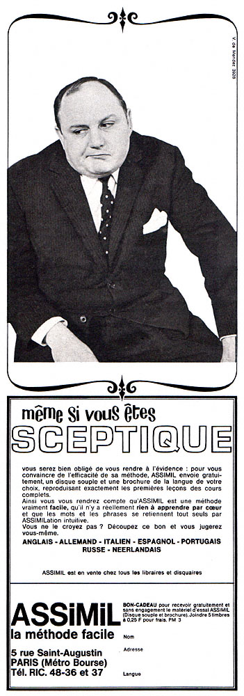 Advert Assimil 1964