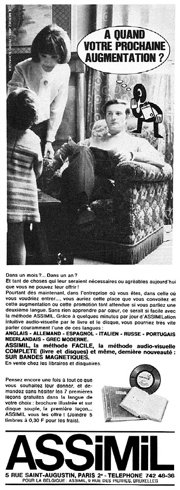 Advert Assimil 1968