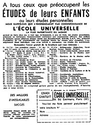 BrandEcole Universelle 1963