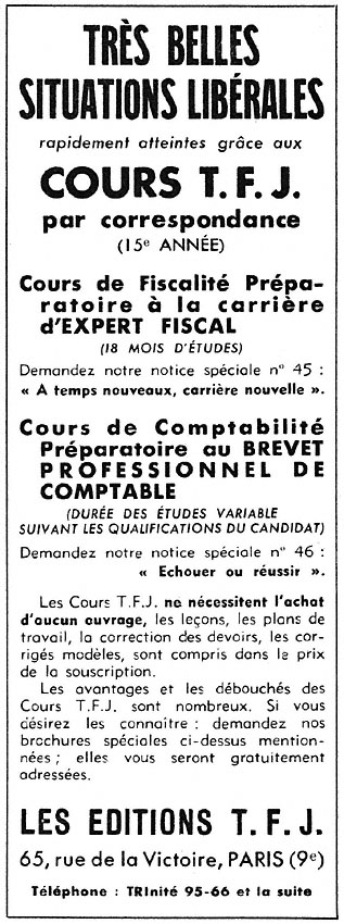 Advert Zzdivers_ENS5 1952