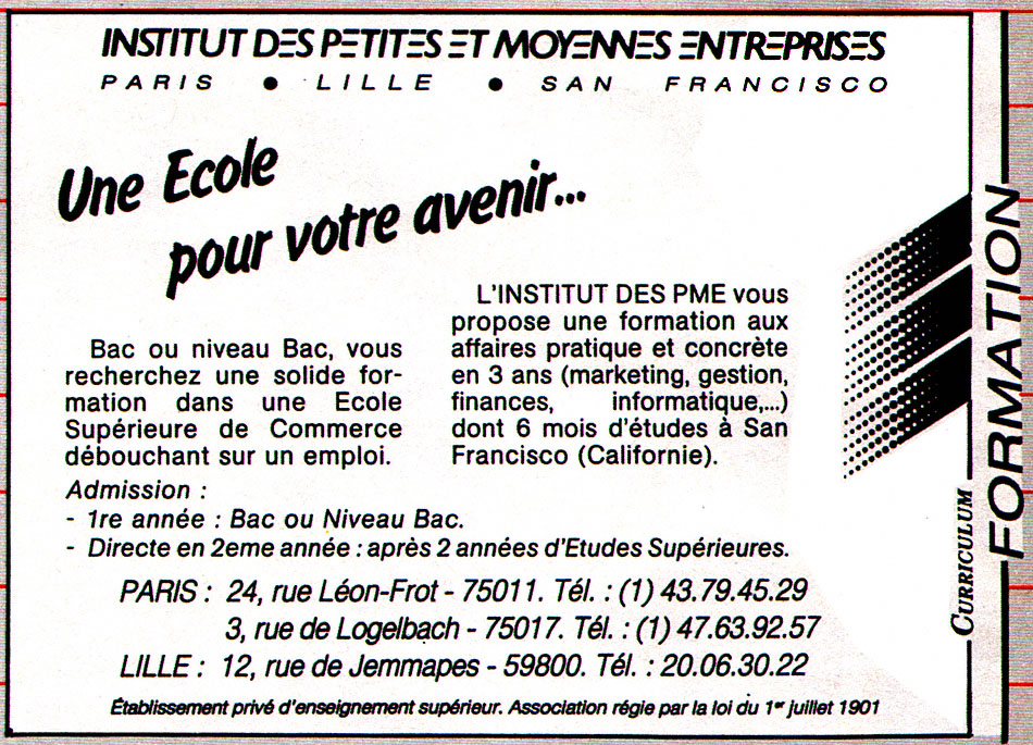 Advert Zzdivers_ENS5 1986