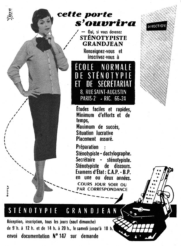 Advert Zzdivers_ENS5 1955