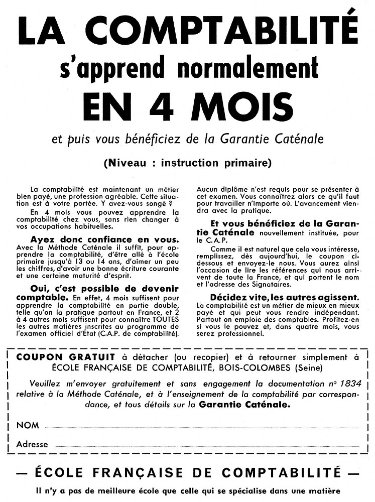 Advert Zzdivers_ENS5 1963