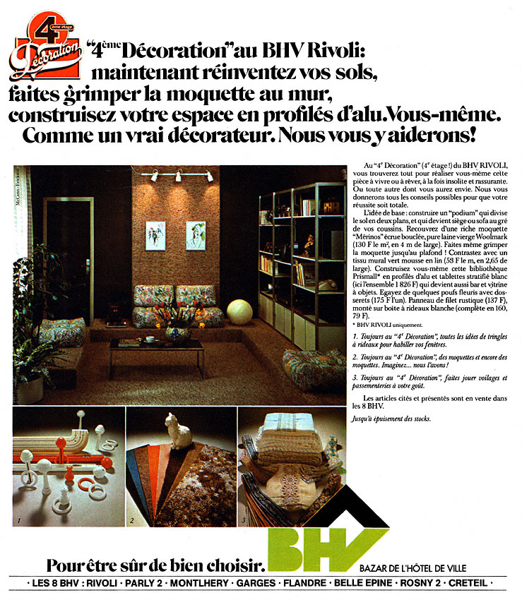 Advert Bhv 1976