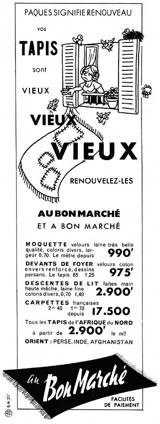 Advert Bon March 1949