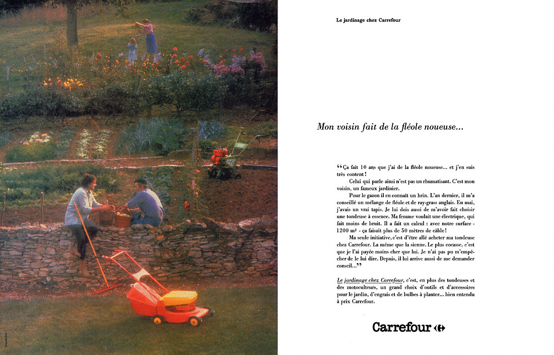 Advert Carrefour 1980