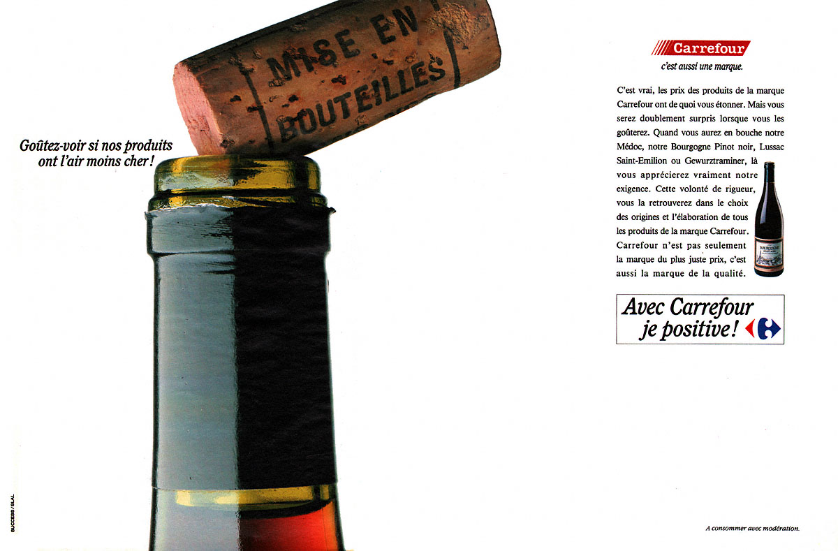 Advert Carrefour 1989