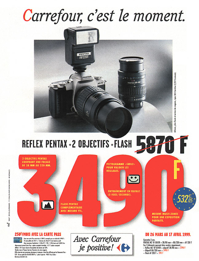 Advert Carrefour 1999