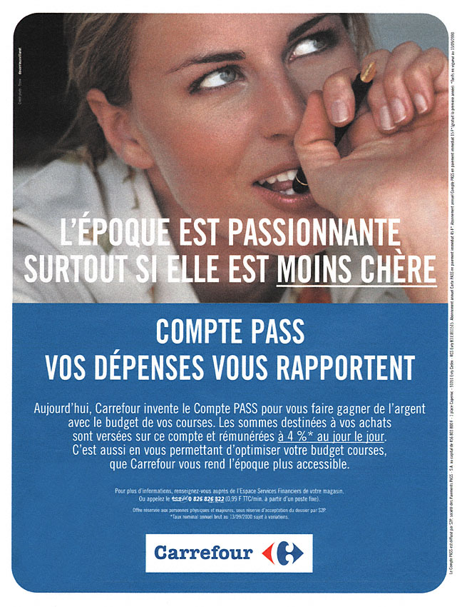 Advert Carrefour 2000