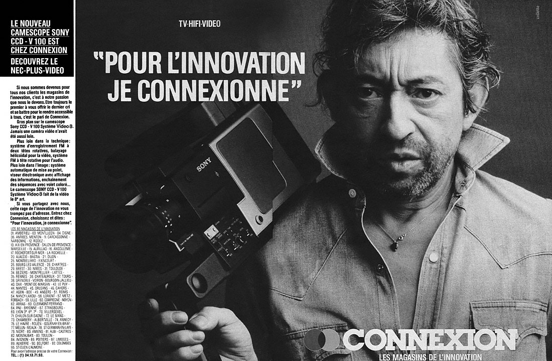 Advert Connexion 1986