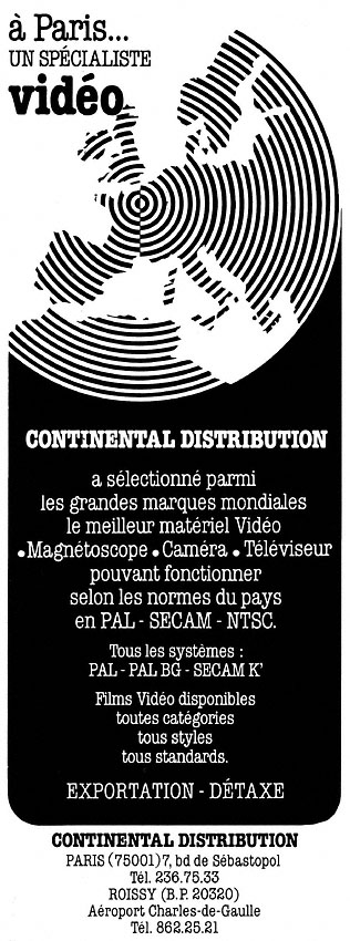 Advert Continental Distribution 1980