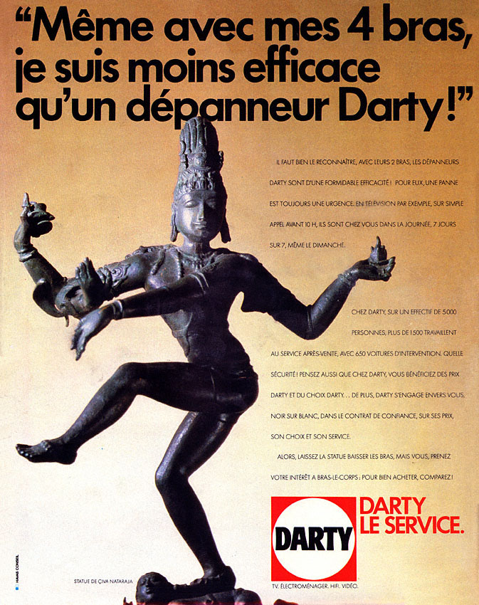 Advert Darty 1984