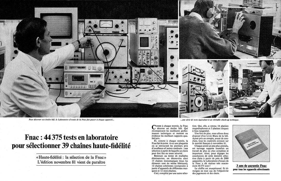 Advert Fnac 1981
