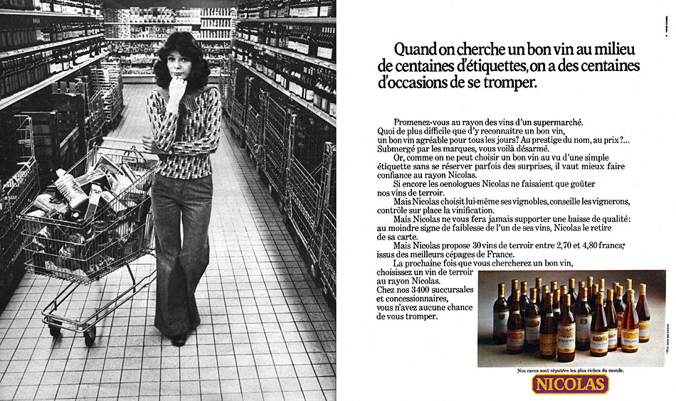 Advert Nicolas 1973
