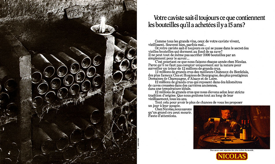 Advert Nicolas 1973