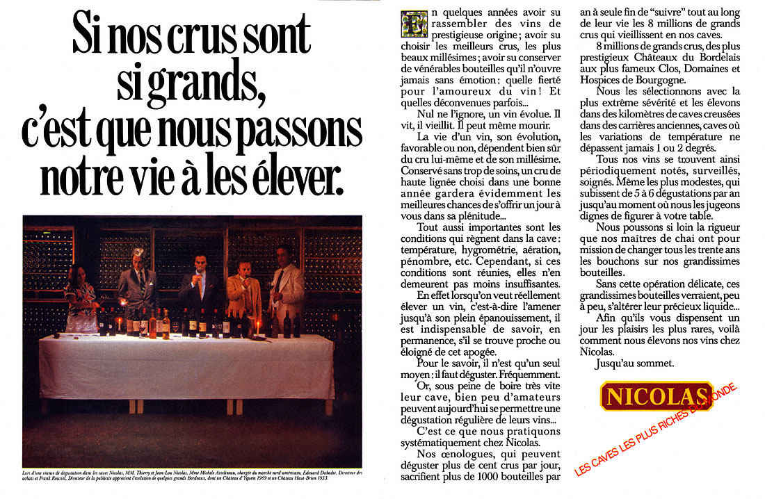 Advert Nicolas 1984