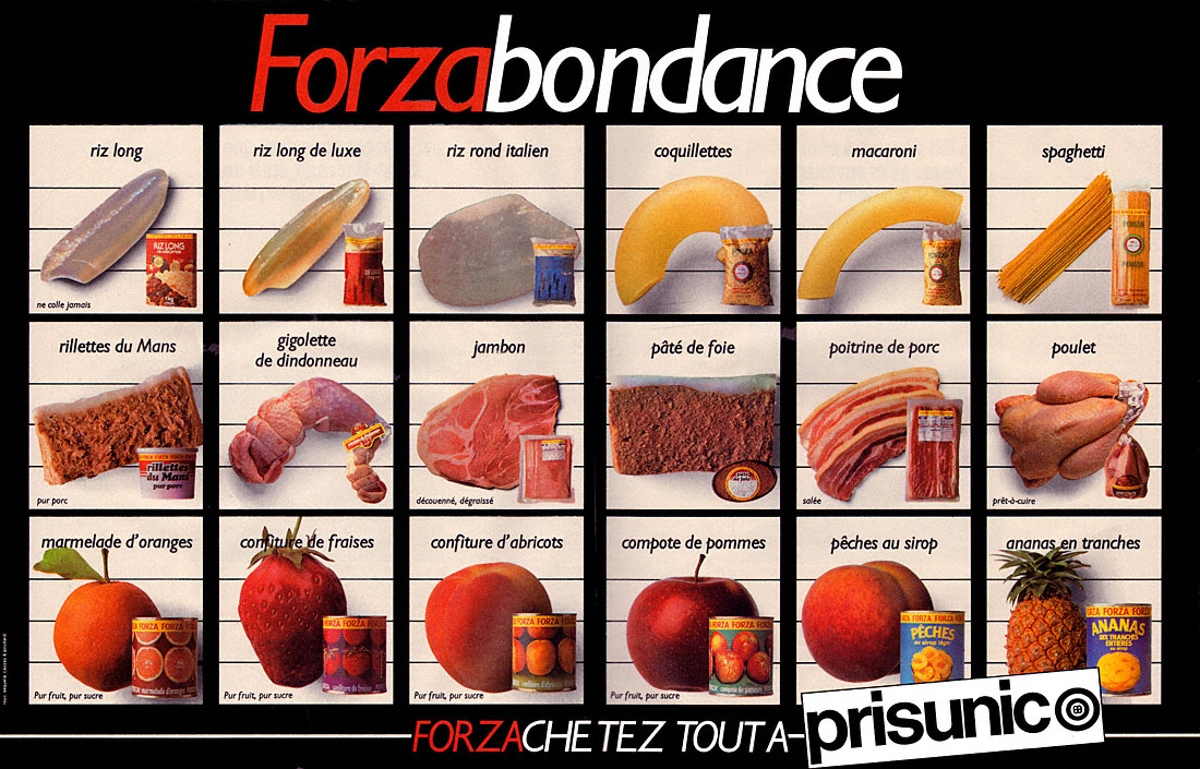 Advert Prisunic 1981