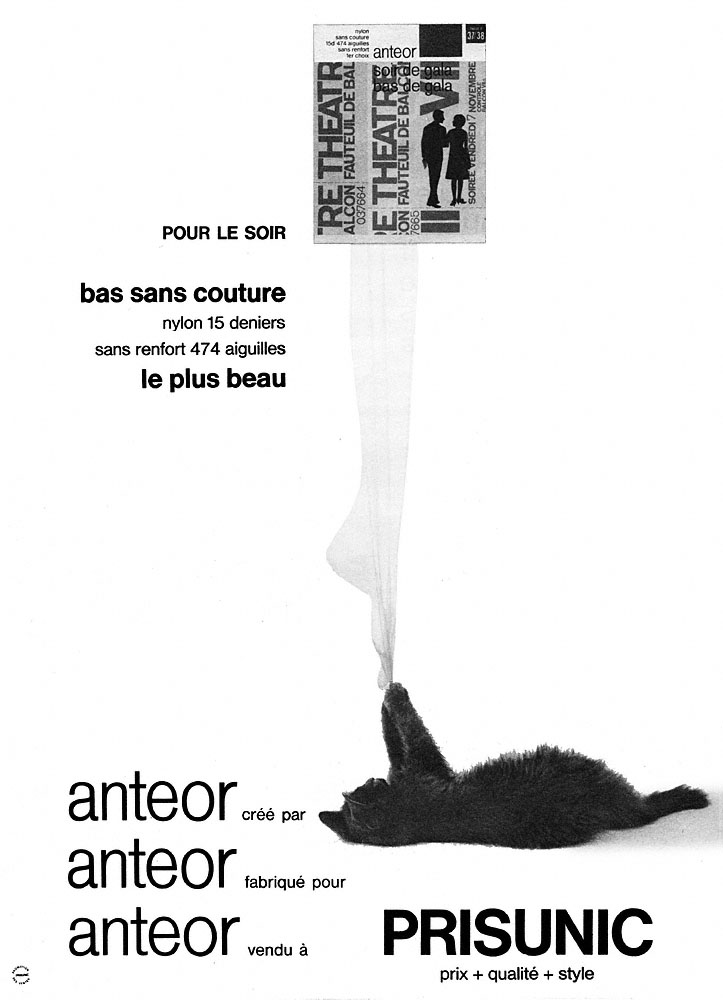 Advert Prisunic 1961