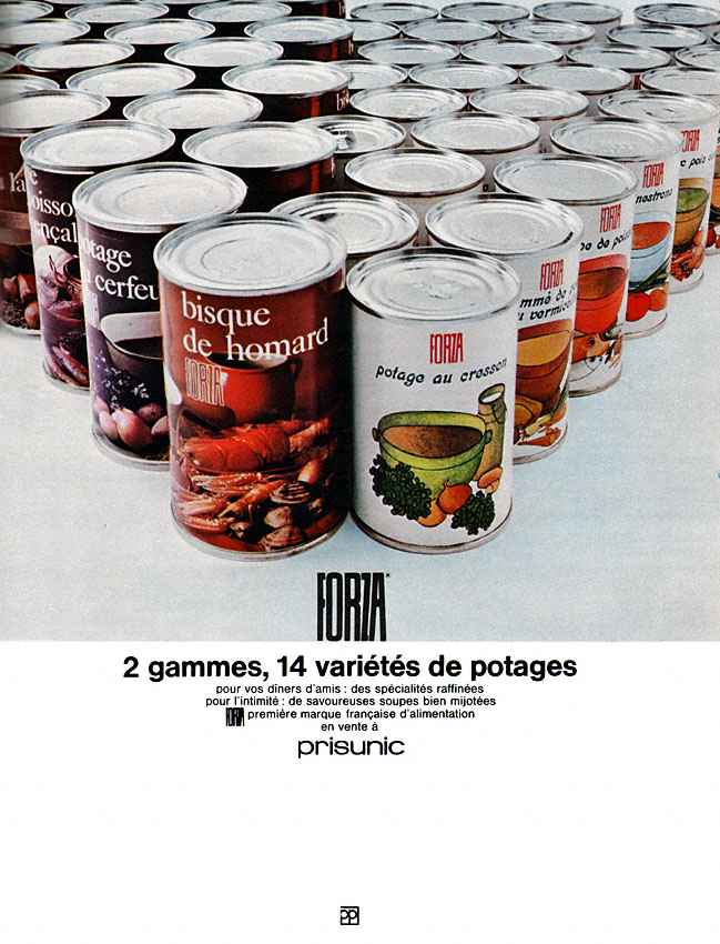 Advert Prisunic 1967