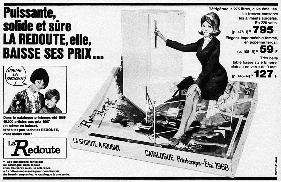 Advert La Redoute 1968