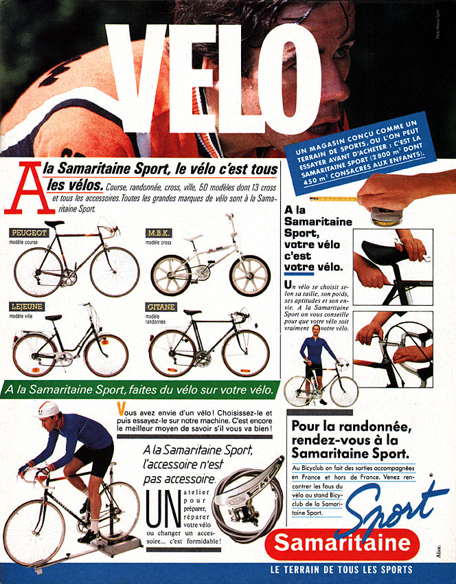 Advert Samaritaine 1986