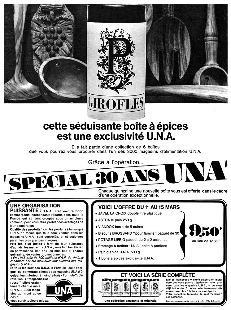 Advert Una 1966