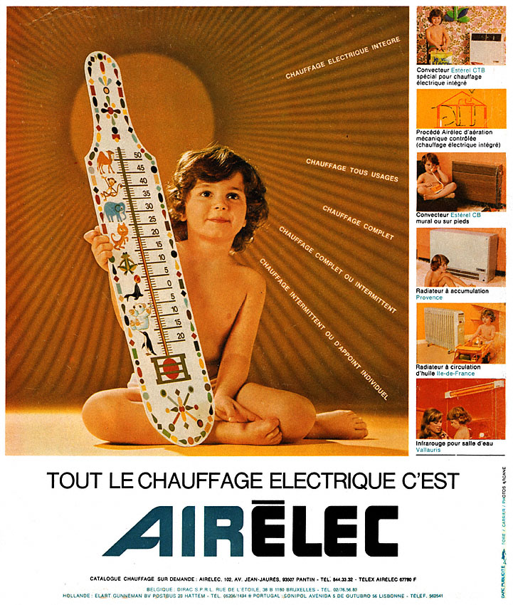 Advert Airelec 1974