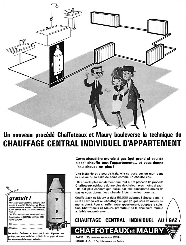 Advert Chaffoteaux & Maury 1963