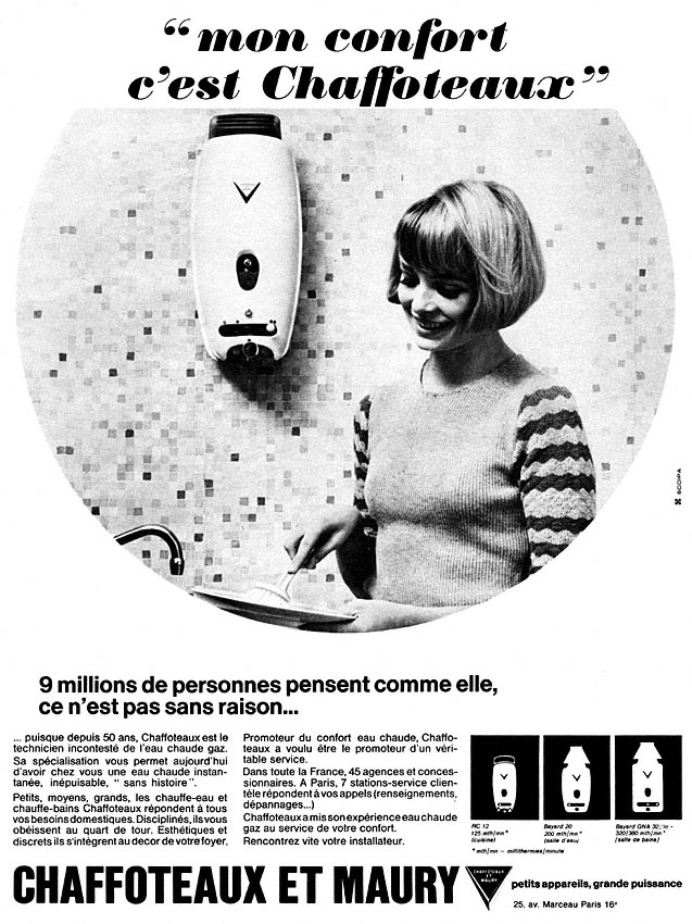 Advert Chaffoteaux & Maury 1966