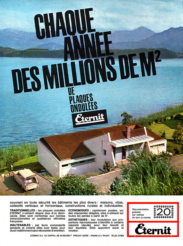 Advert Eternit 1964