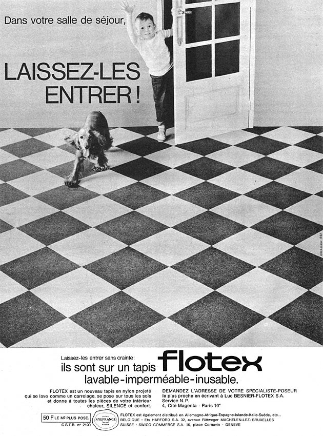 Advert Flotex 1964