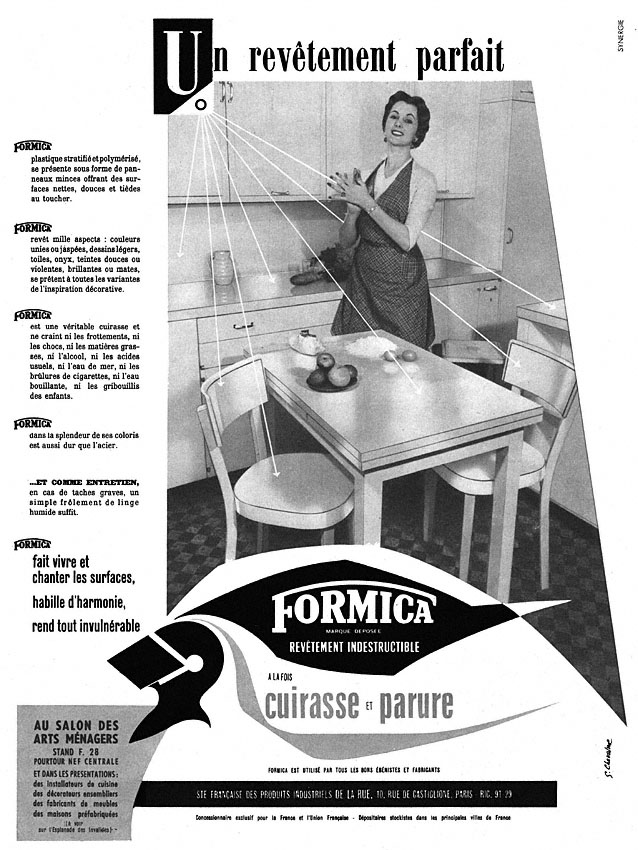 Advert Formica 1954