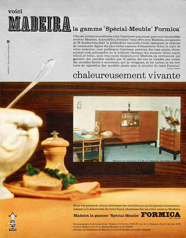 Advert Formica 1962