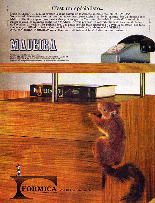 Advert Formica 1963