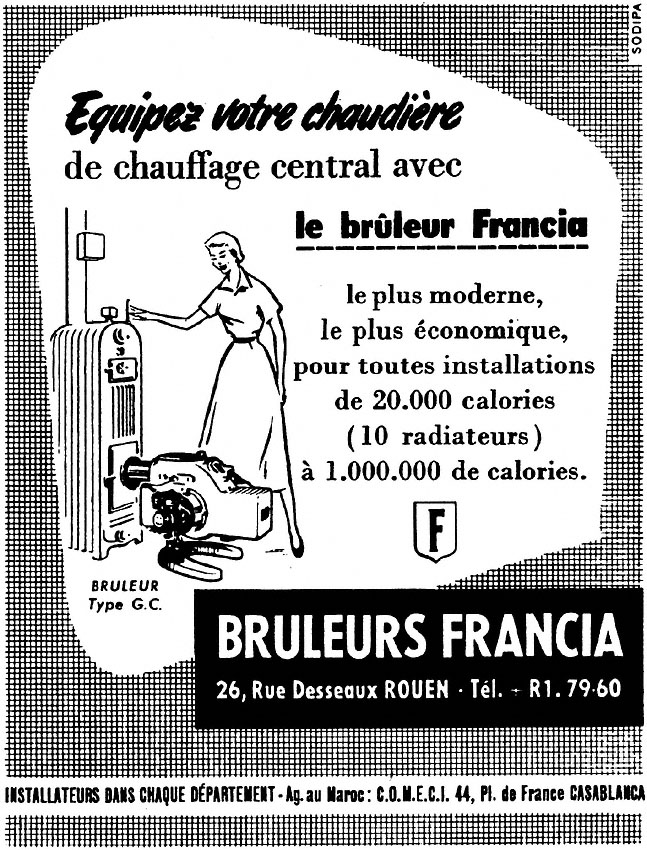 Advert Francia 1953