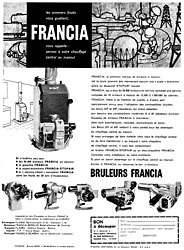 Advert Francia 1959