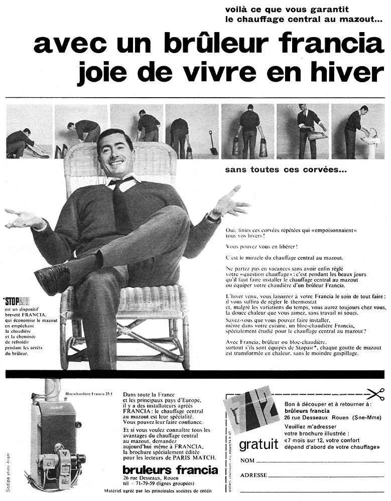 Advert Francia 1960