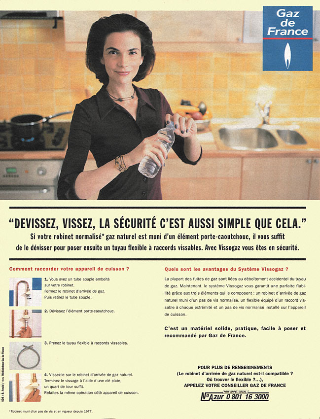 Advert Gaz 1999