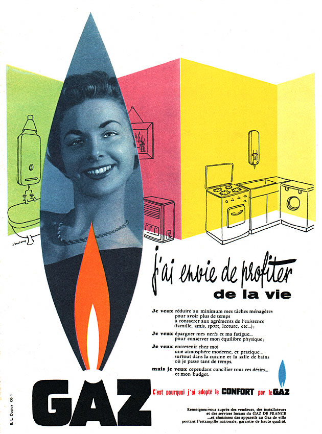 Advert Gaz 1956