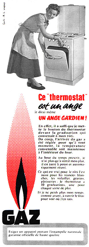 Advert Gaz 1956