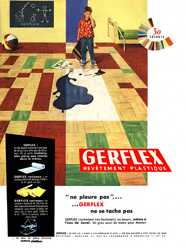 Advert Gerflex 1957