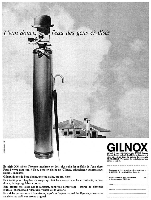Advert Gilnox 1965
