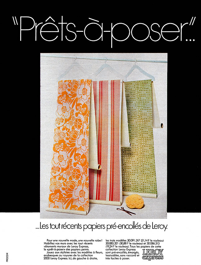 Advert Leroy 1971