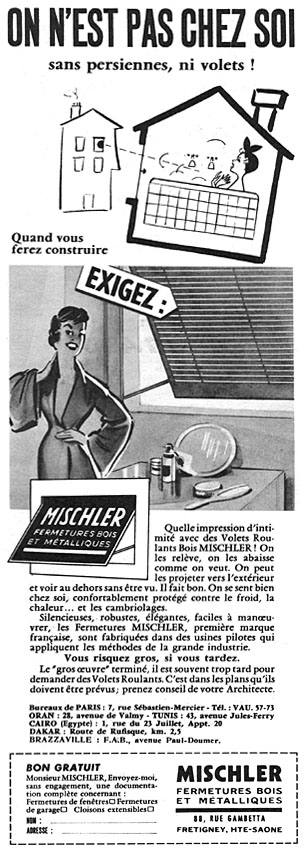Advert Mischler 1956