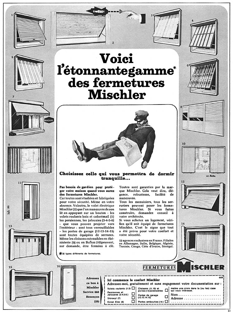 Advert Mischler 1967