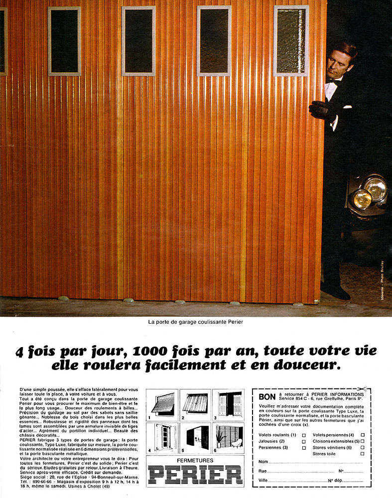 Advert Perier 1970