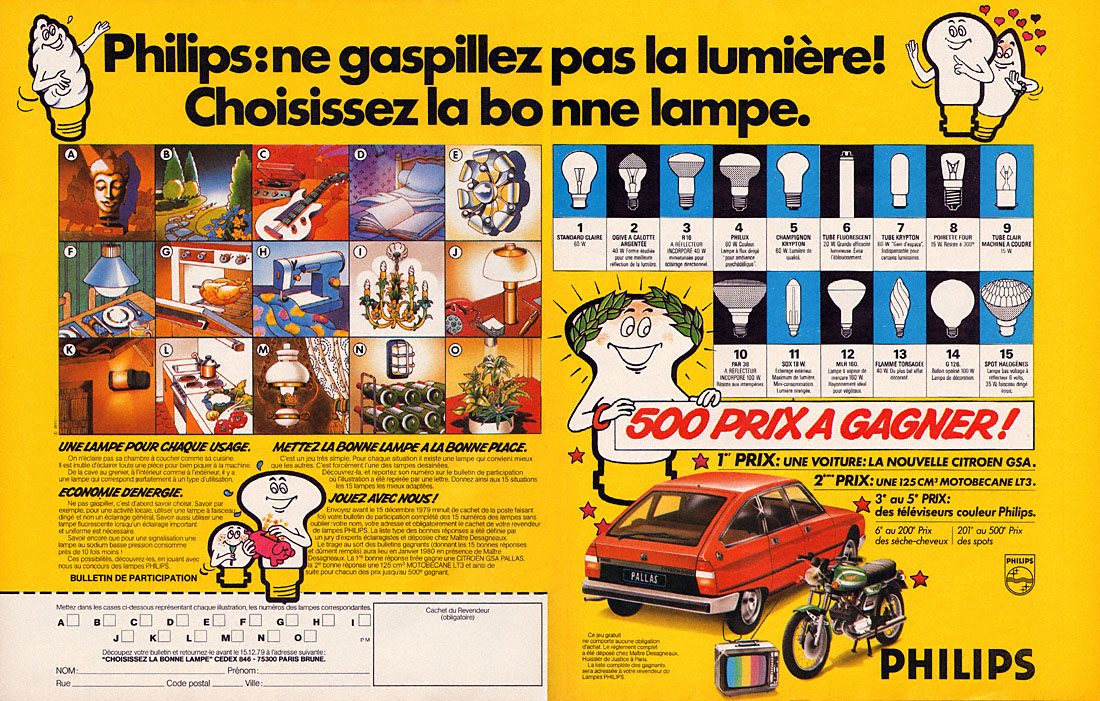 Advert Philips 1979