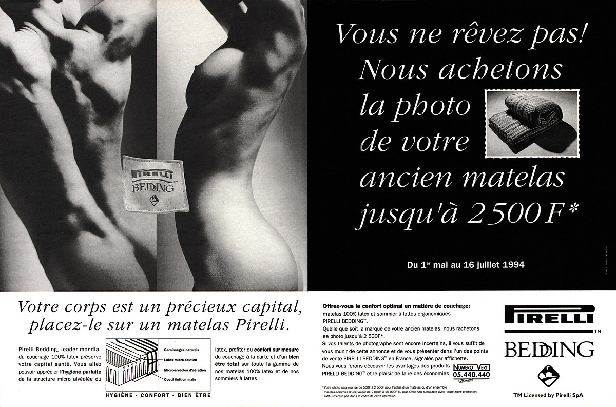 Advert Pirelli 1994